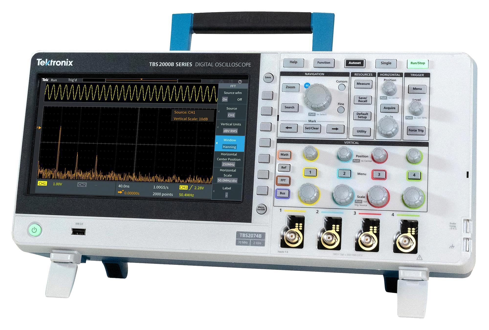 TBS2204B Tektronix Digital Oscilloscope TBS2000B Series 4 Channel