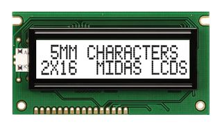 MIDAS DISPLAYS MC21605A6WK-FPTLW-V2