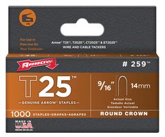 ARROW FASTENER T25 9/16 STAPLE.