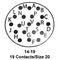 ITT CANNON KPT06A14-19P
