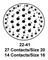 ITT CANNON KPT06F22-41P
