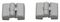 FIBOX TH A GREY HINGE SET